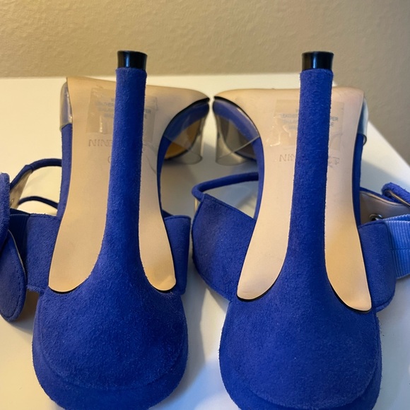 Nine West purply blue  stylish Pointy Toe Pumps. Reposh. - Picture 5 of 9